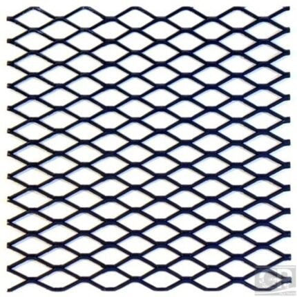 Chapa Expandida em Aço Carbono, Malha de 34x133mm, Espessura de 6,3mm, Cordão de 9,5mm